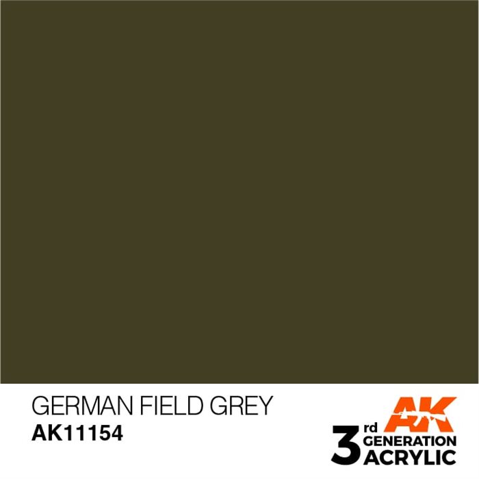 AK11154 Acrylfarbe, 17 ml, Deutsches Feldgrau - Standard