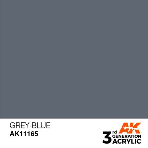 AK11165 Acrylfarbe, 17 ml, graublauer Standard