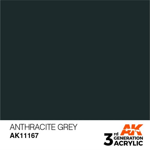 AK11167 Acrylfarbe, 17 ml, Anthrazitgrau - Standard