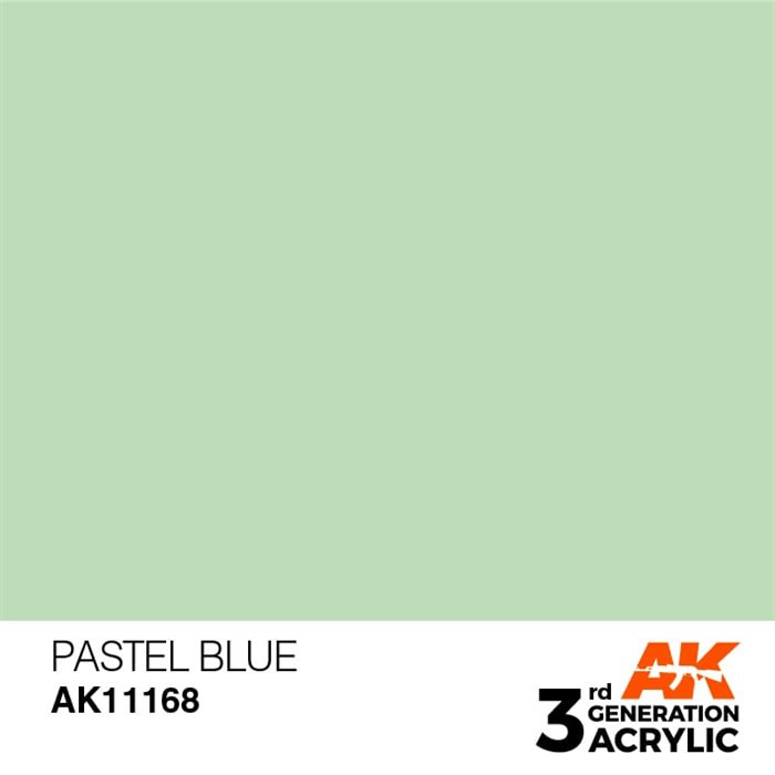 AK11168 Acrylfarbe 17 ml, Pastellblau - Pastell