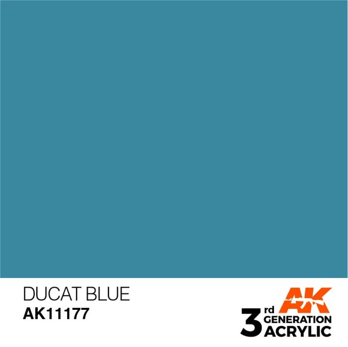 AK11177 Acrylfarbe, 17 ml, Dukatenblau - Standard