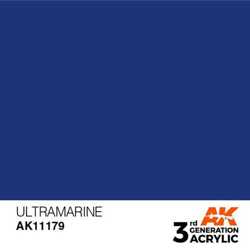 AK11179 Acrylfarbe, 17 ml, Ultramarin - Standard