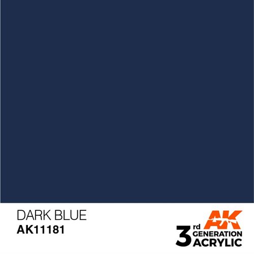 AK11181 Acrylfarbe, 17 ml, dunkelblau - Standard