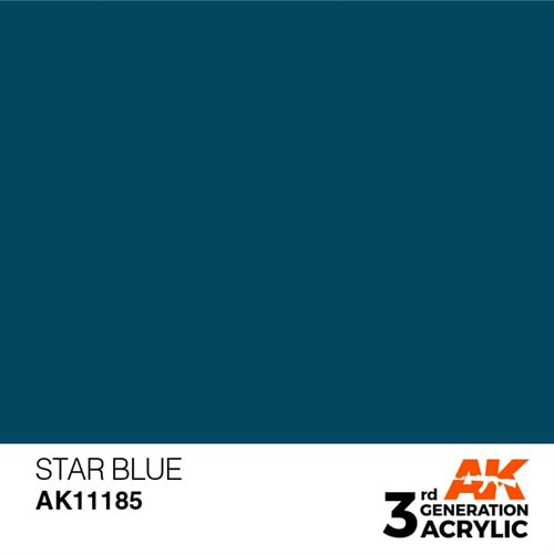 AK11185 Acrylfarbe, 17 ml, Sternblau - Standard