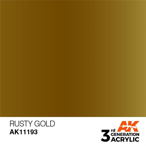 AK11193 Acrylfarbe, 17 ml, Rostgold - Metallic