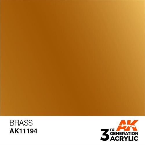 AK11194 Acrylfarbe, 17 ml, Messing – Metallic