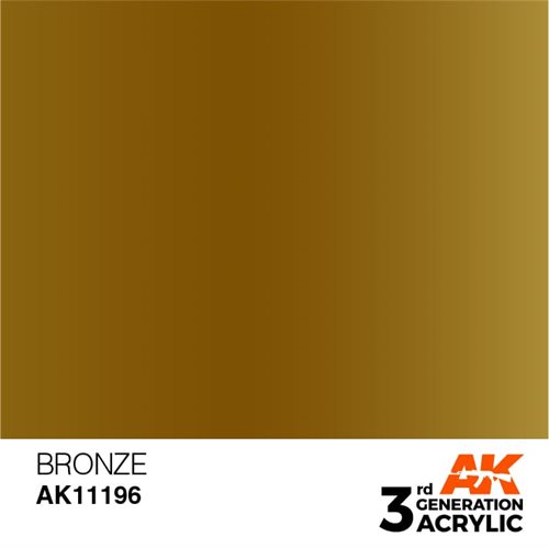 AK11196 Acrylfarbe, 17 ml, Bronze – Metallic