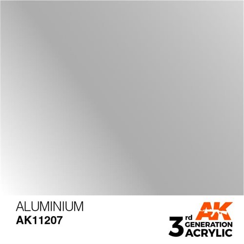 AK11207 Acrylfarbe, 17 ml, Aluminium – Metallic