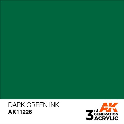 AK11226 Acrylfarbe, 17 ml, leuchtendes Grün – Tinte