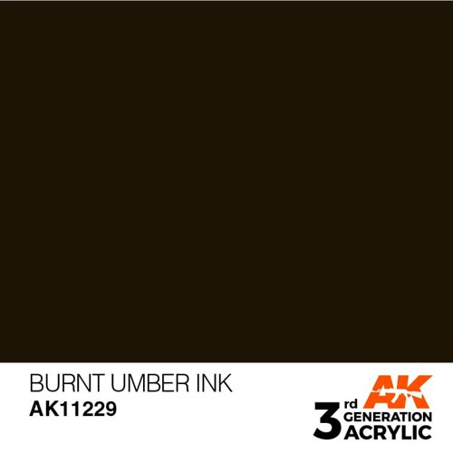 AK11229 Acrylfarbe, 17 ml, gebrannte Umbra – Tinte