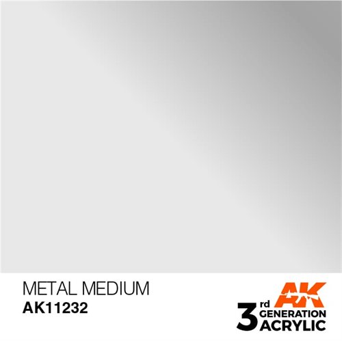 AK11232 Acrylfarbe, 17 ml, Metallmedium - Hilfsmittel