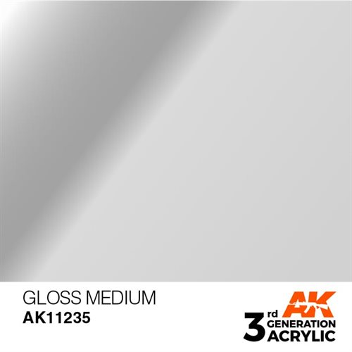 AK11235 Acrylfarbe, 17 ml, Glanzmittel - Hilfsmitte