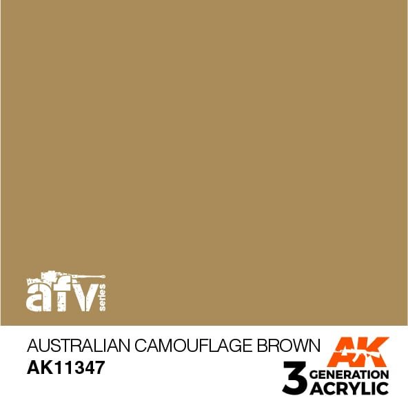 AK11347 AUSTRALISCHES CAMOUFLAGE-BRAUN – AFV, 17 ml