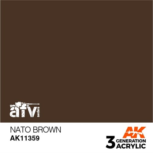 AK11359  NATO-BRAUN – AFV, 17 ml