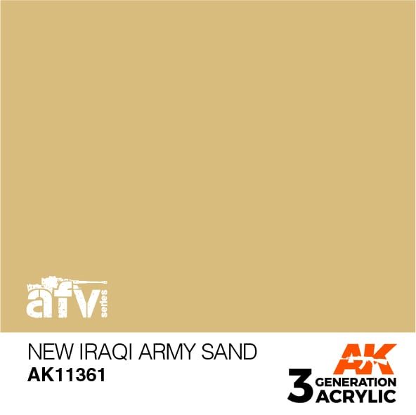 AK11361 NEUER IRAKISCHER ARMEE-SAND – AFV, 17 ml