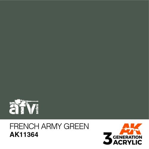 AK11364 FRANZÖSISCHES ARMEEGRÜN – AFV, 17 ml