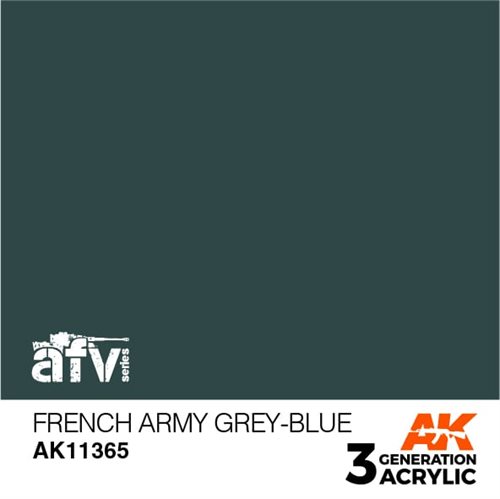 AK11365 FRANZÖSISCHE ARMEE GRAU-BLAU – AFV, 17 ml