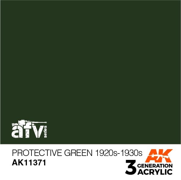 AK11371 SCHÜTZENDES GRÜN 1920S-1930S – AFV, 17 ml