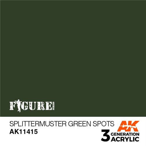 AK11415  SPLITTERMUSTER GRÜNE FLECKEN – FIGUREN, 17ml