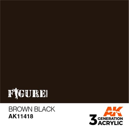 AK11418  BRAUN SCHWARZ– FIGUREN, 17ml