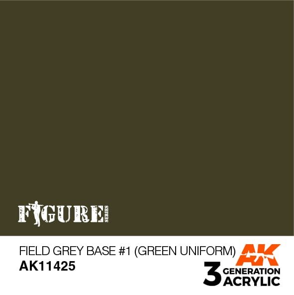 AK11425 FELDGRAUER BASIS #1 (GRÜNE UNIFORM) – FIGUREN, 17ml