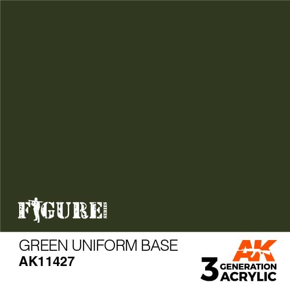 AK11427 GRÜNE UNIFORMBASIS – FIGUREN, 17ml