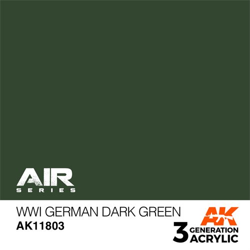 AK 11803 WWI DEUTSCH DUNKELGRÜN - AIR, 17 ml