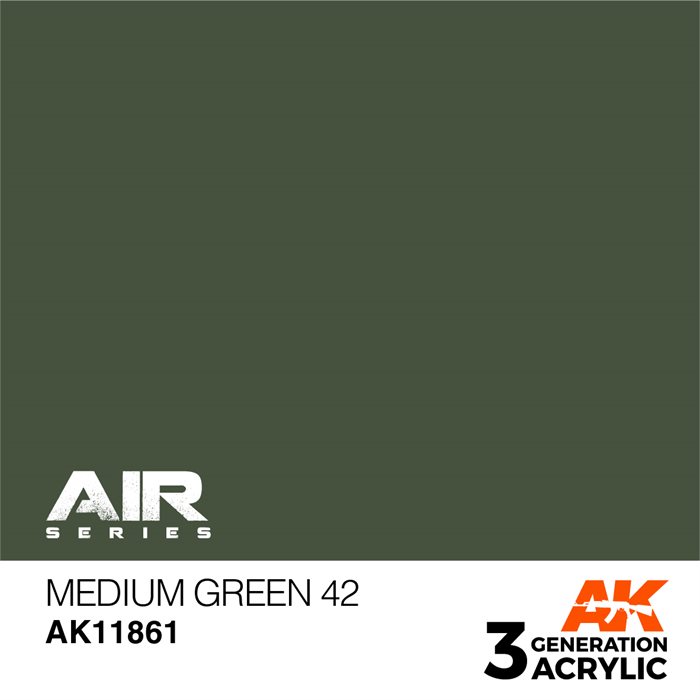 AK 11861 MITTELGRÜN 42- AIR, 17 ml