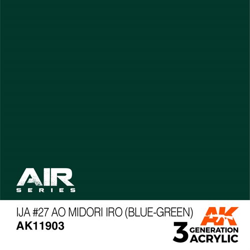 AK 11903 IJA #27 AO MIDORI IRO (BLAU-GRÜN) - AIR, 17 ml