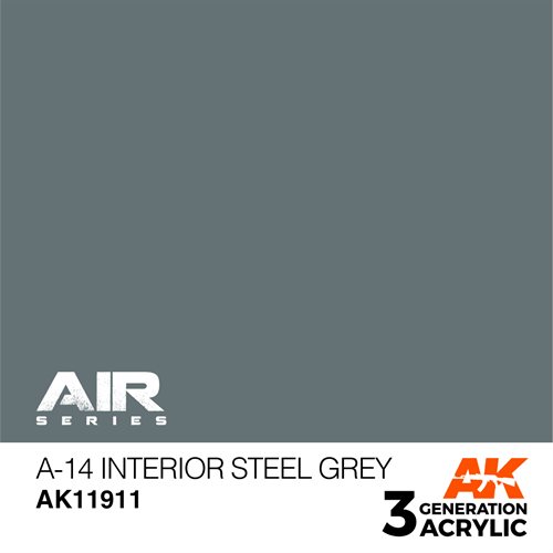 AK 11911 A-14 INNENRAUM STAHLGRAU- AIR, 17 ml