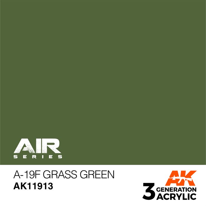 AK 11913 A-19F GRASS GRÜN - AIR, 17 ml