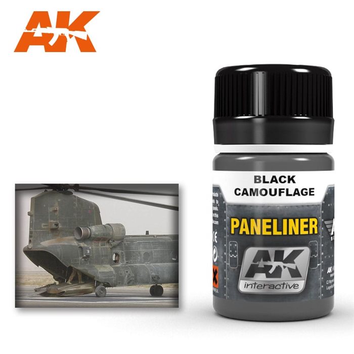 AK2075 PANELINER FÜR SCHWARZE CAMOUFLAGE