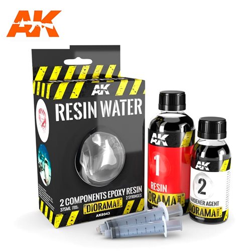 AK8043 HARZWASSER 2 KOMPONENTEN EPOXYHARZ 375ML