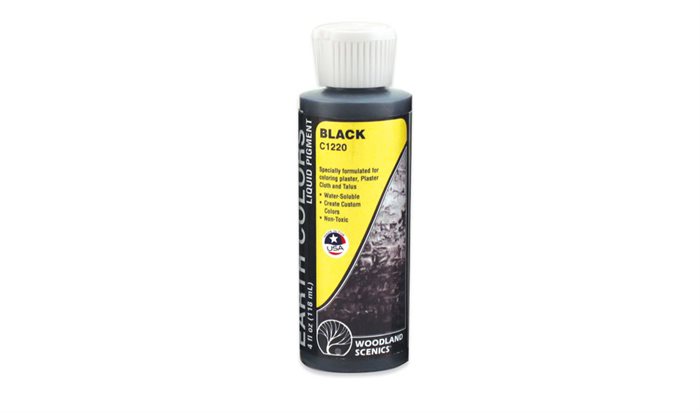 Woodland Scenics 1220 Schwarze Geländefarbe, 118 ml