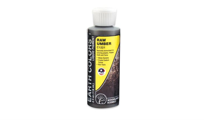 Woodland Scenics 1221 Raw Umbra Geländefarbe, 118 ml