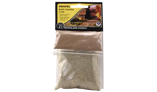 Woodland Scenics 1289 Gravel Buff Grob, erreicht ca. 4,26 m x 5,08 cm