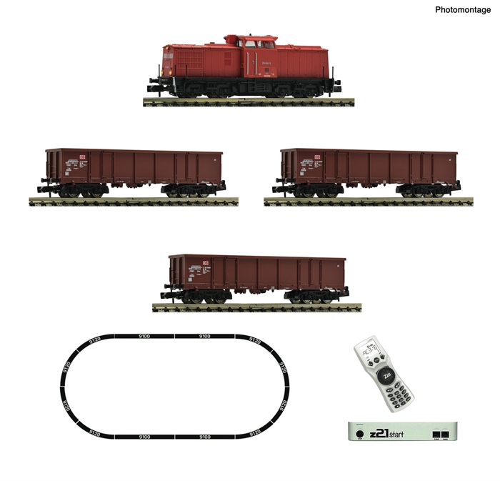 Fleischmann 5170005 z21 start Digitalset: Diesellokomotive BR 204 mit Güterzug, DB AG kommende neuigkeiten 2024