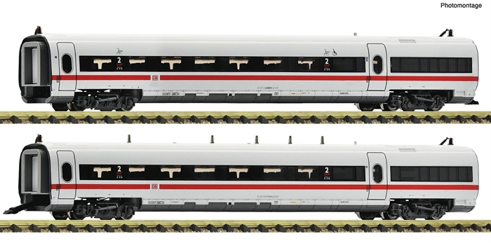 Fleischmann 7760008 2-tlg. Set 2: Zwischenwagen ICE-T (BR 411), DB AG, kommende neuigkeiten 2024