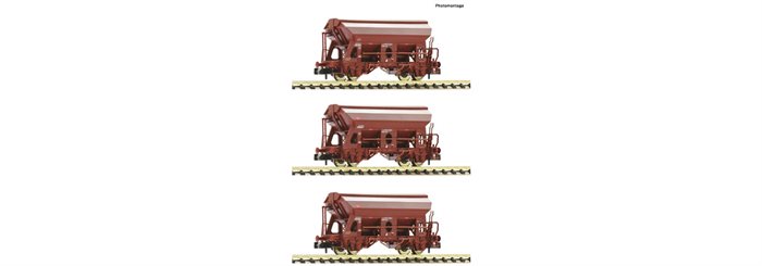 Fleischmann 830358 3-tlg. Set: Schwenkdachwagen, DB AG, ep V, SPOR N, kommende Neuigkeiten 2023