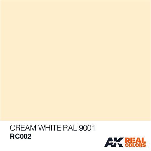 AKRC002 CREMEWEISS, RAL 9001, 10ML