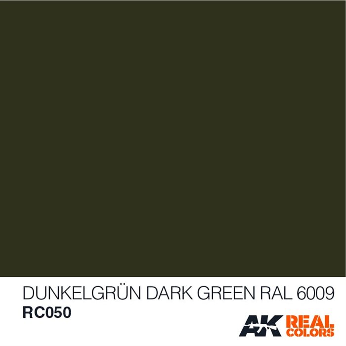 AKRC050 DUNKELGRÜN RAL 6009, 10 ML