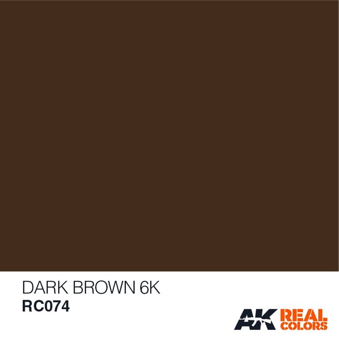 AKRC074 DUNKELBRAUN 6K, 10 ML