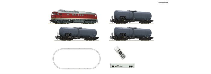 Roco 5110002 z21 start Digitalset: Diesellokomotive BR 132 mit Kesselwagenzug, DR , ep VI, kommende neuigkeiten 2023