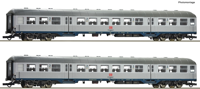 Roco 6200035 2-teiliges Set 2: Nahverkehrswagen der DB AG, Folge V-VI, DC, H0 KOMMT NEU 2024