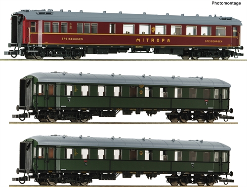 Roco 6200057 3-teiliges Set 2: Traditionszug „Zwickau“, DR, Folge IV, DC, H0 KOMMT NEU 2024