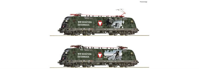 Roco 78492 Elektrolokomotive 1116 182-7 „Bundesheer“, ÖBB, Wechselstrom, Ep. VI