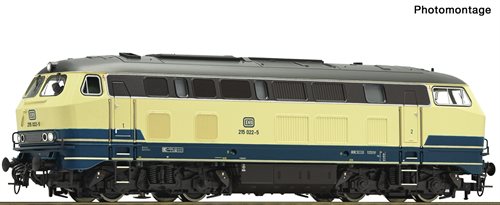 Roco 70761 Diesellokomotive BR 215, DB, ep IV, DC,  H0 kommende neuigkeiten 2023