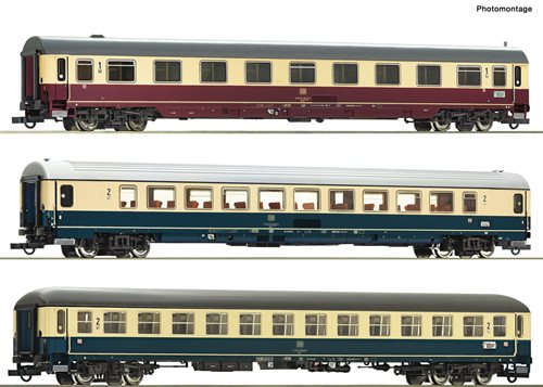 Roco 74036 3-tlg. Set 3: EC 24 „Erasmus‟, DB, ep IV, DC,  H0 kommende neuigkeiten 2023