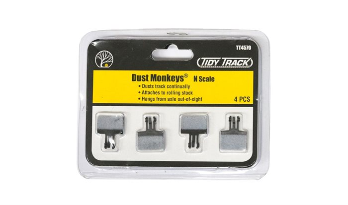 Wodland Scenics TT4570 Dust Monkeys, 4 stk, Spur N