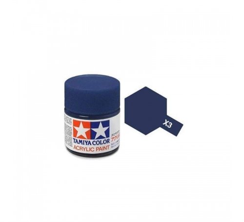 Tamiya 81503 Acrylfarbe, X-03, Königsblau, 10 ml